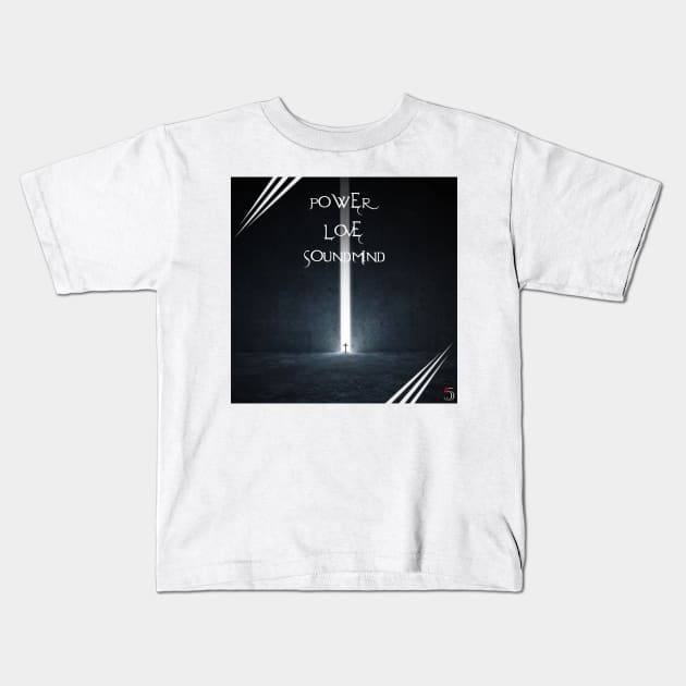 LIGHTED CROSS Kids T-Shirt by fiftyfive17